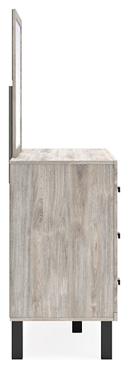 Vessalli King Panel Headboard with Mirrored Dresser at Cloud 9 Mattress & Furniture furniture, home furnishing, home decor