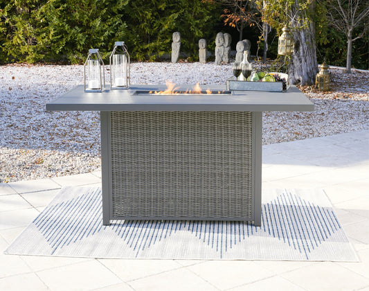 Palazzo RECT Bar Table w/Fire Pit at Cloud 9 Mattress & Furniture furniture, home furnishing, home decor