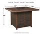 Paradise Trail Square Bar Table w/Fire Pit at Cloud 9 Mattress & Furniture furniture, home furnishing, home decor