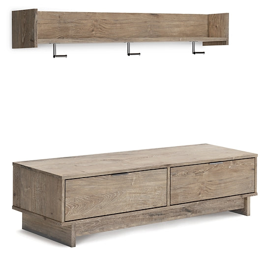 Oliah Bench with Coat Rack at Cloud 9 Mattress & Furniture furniture, home furnishing, home decor
