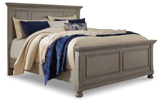 Lettner California King Panel Bed with Mirrored Dresser, Chest and 2 Nightstands at Cloud 9 Mattress & Furniture furniture, home furnishing, home decor