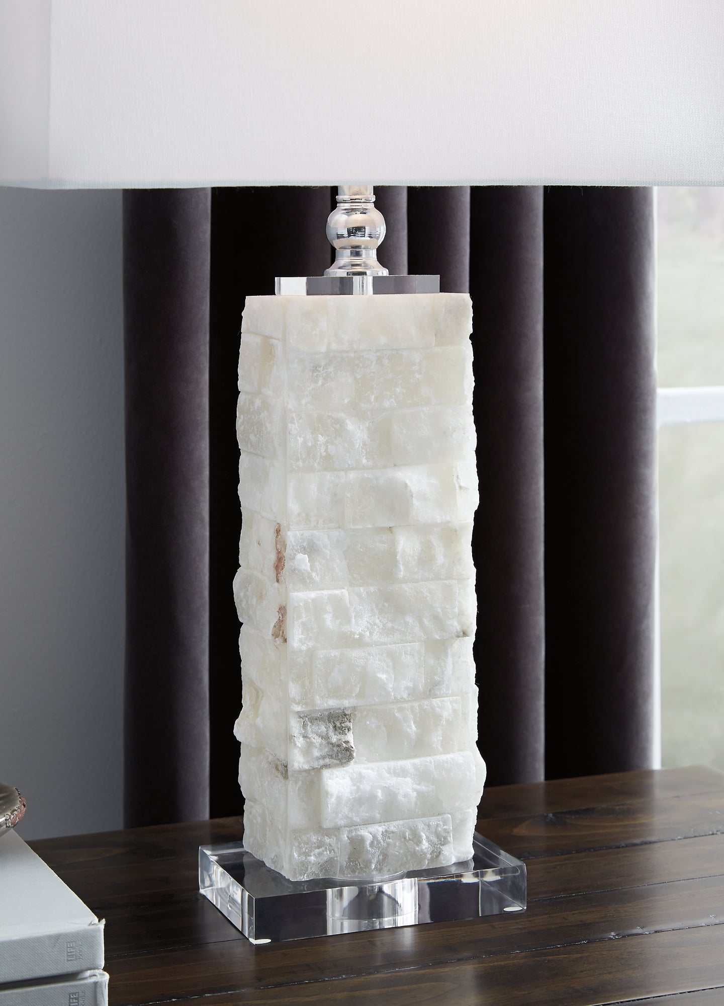 Malise Alabaster Table Lamp (1/CN) at Cloud 9 Mattress & Furniture furniture, home furnishing, home decor