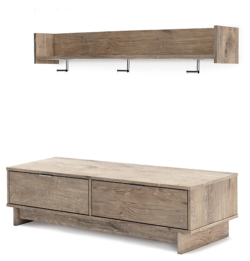 Oliah Bench with Coat Rack at Cloud 9 Mattress & Furniture furniture, home furnishing, home decor