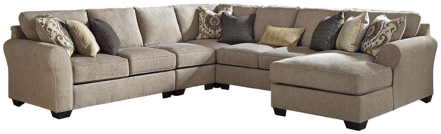 Pantomine 5-Piece Sectional with Chaise at Cloud 9 Mattress & Furniture furniture, home furnishing, home decor