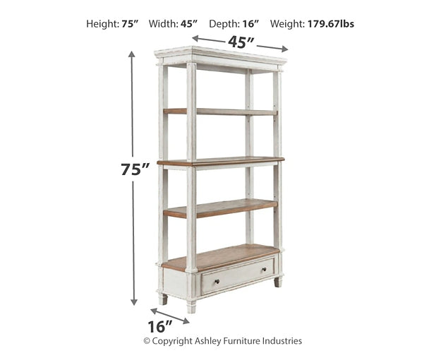 Realyn Bookcase at Cloud 9 Mattress & Furniture furniture, home furnishing, home decor