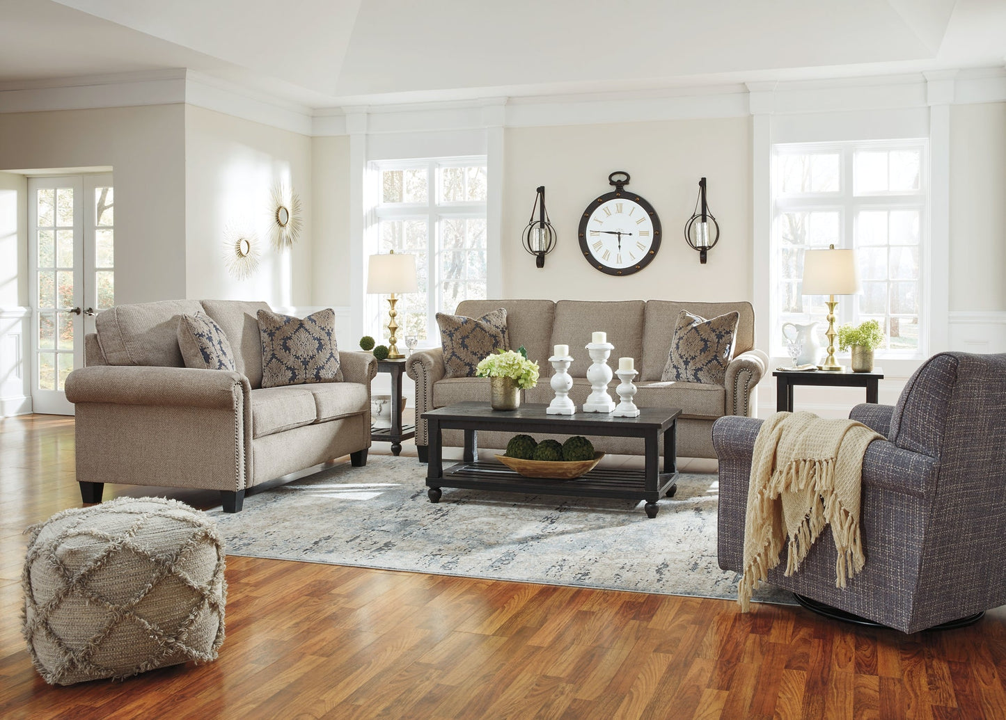 Renley Swivel Glider Accent Chair at Cloud 9 Mattress & Furniture furniture, home furnishing, home decor