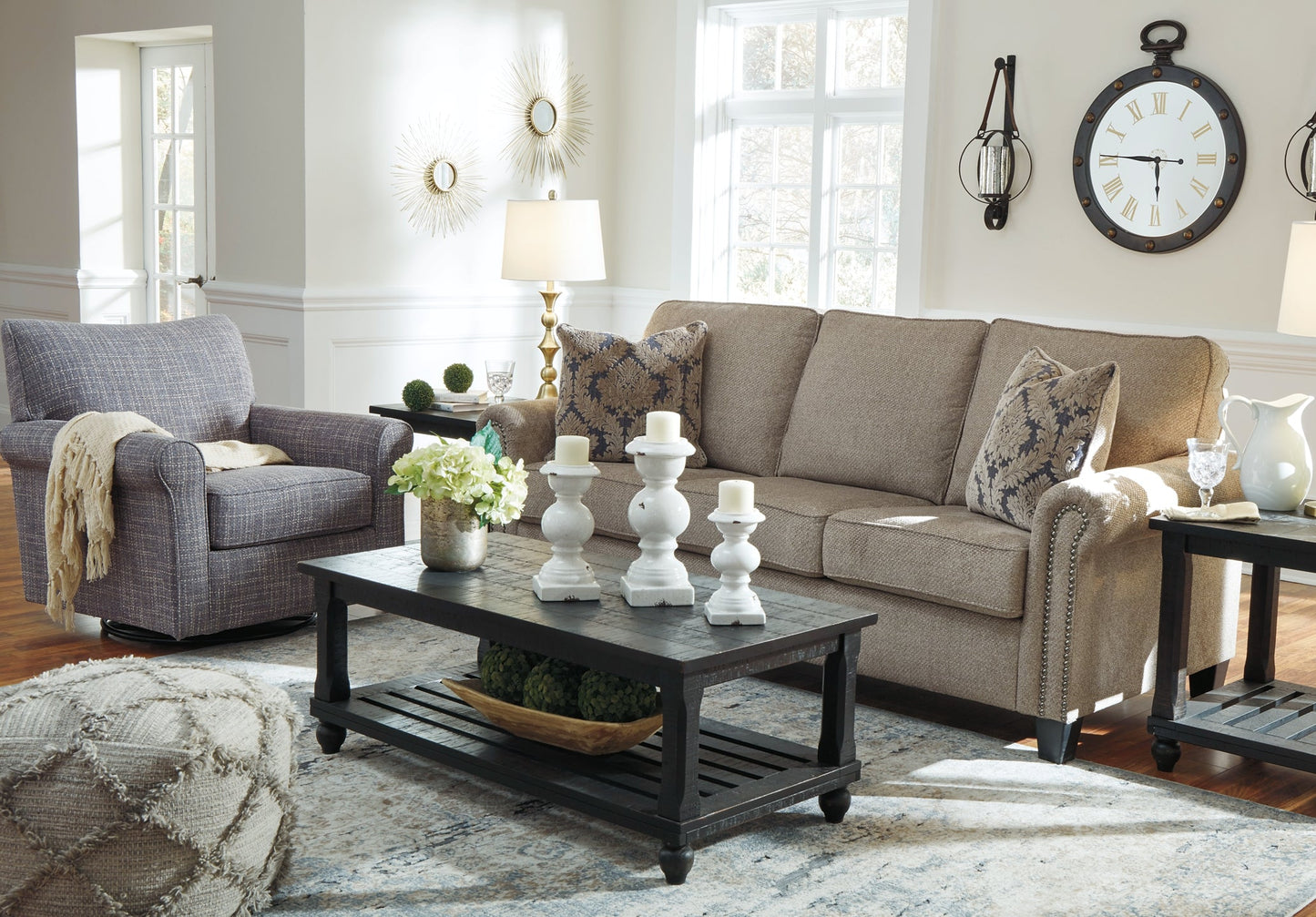 Renley Swivel Glider Accent Chair at Cloud 9 Mattress & Furniture furniture, home furnishing, home decor
