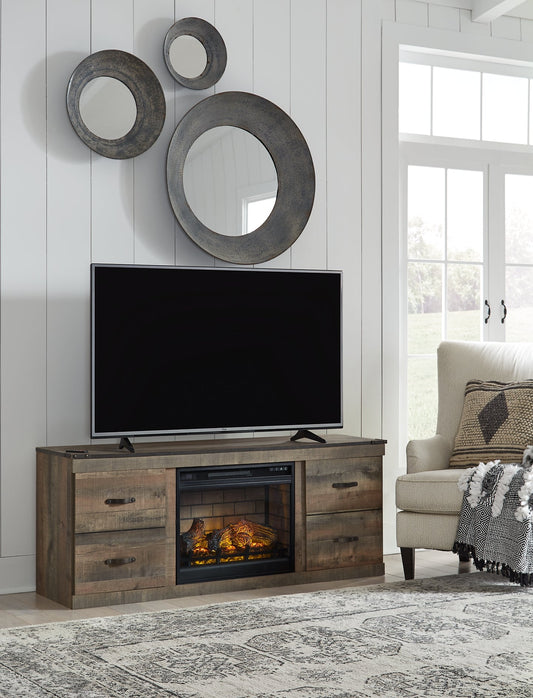 Trinell TV Stand with Electric Fireplace at Cloud 9 Mattress & Furniture furniture, home furnishing, home decor