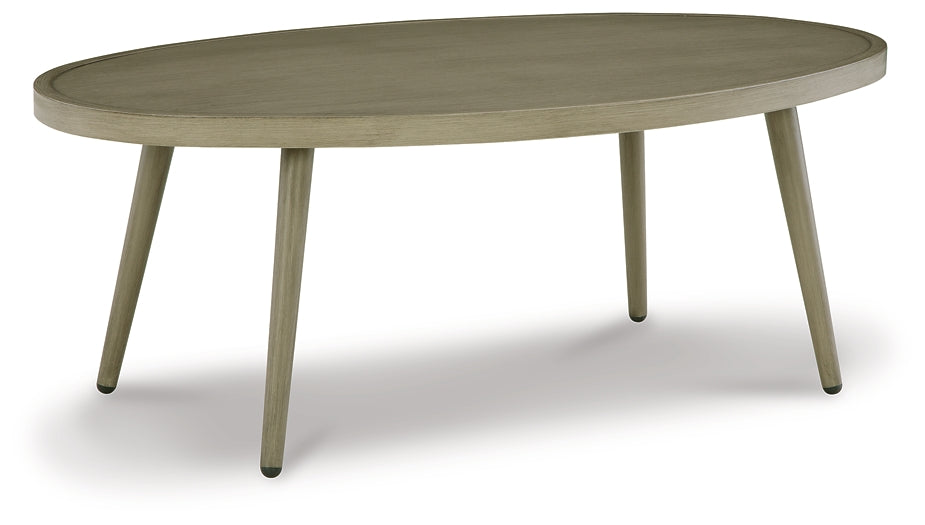 Swiss Valley Outdoor Coffee Table with End Table at Cloud 9 Mattress & Furniture furniture, home furnishing, home decor