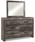 Wynnlow Queen Panel Bed with Mirrored Dresser at Cloud 9 Mattress & Furniture furniture, home furnishing, home decor