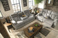 Mitchiner REC Sofa w/Drop Down Table at Cloud 9 Mattress & Furniture furniture, home furnishing, home decor