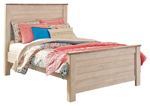 Willowton Twin Panel Bed with Nightstand at Cloud 9 Mattress & Furniture furniture, home furnishing, home decor