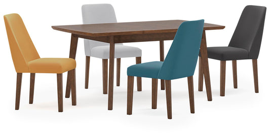 Lyncott Dining Table and 4 Chairs