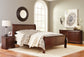 Alisdair Queen Sleigh Bed with Mirrored Dresser Cloud 9 Mattress & Furniture
