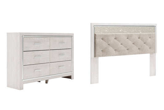 Altyra King Panel Headboard with Dresser Cloud 9 Mattress & Furniture