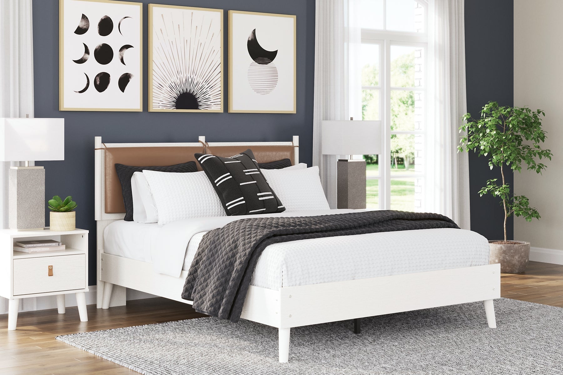 Aprilyn Queen Panel Bed with Dresser Cloud 9 Mattress & Furniture