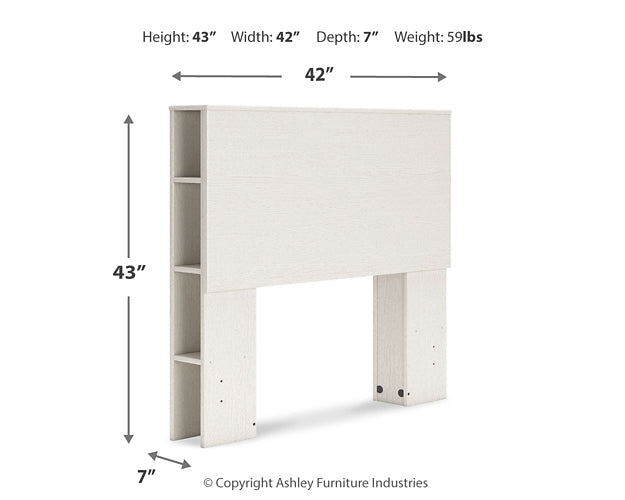 Aprilyn Twin Bookcase Headboard with Dresser Cloud 9 Mattress & Furniture