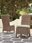 Beachcroft Outdoor Dining Table and 2 Chairs and 2 Benches Cloud 9 Mattress & Furniture