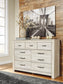 Bellaby Queen Panel Headboard with Dresser Cloud 9 Mattress & Furniture