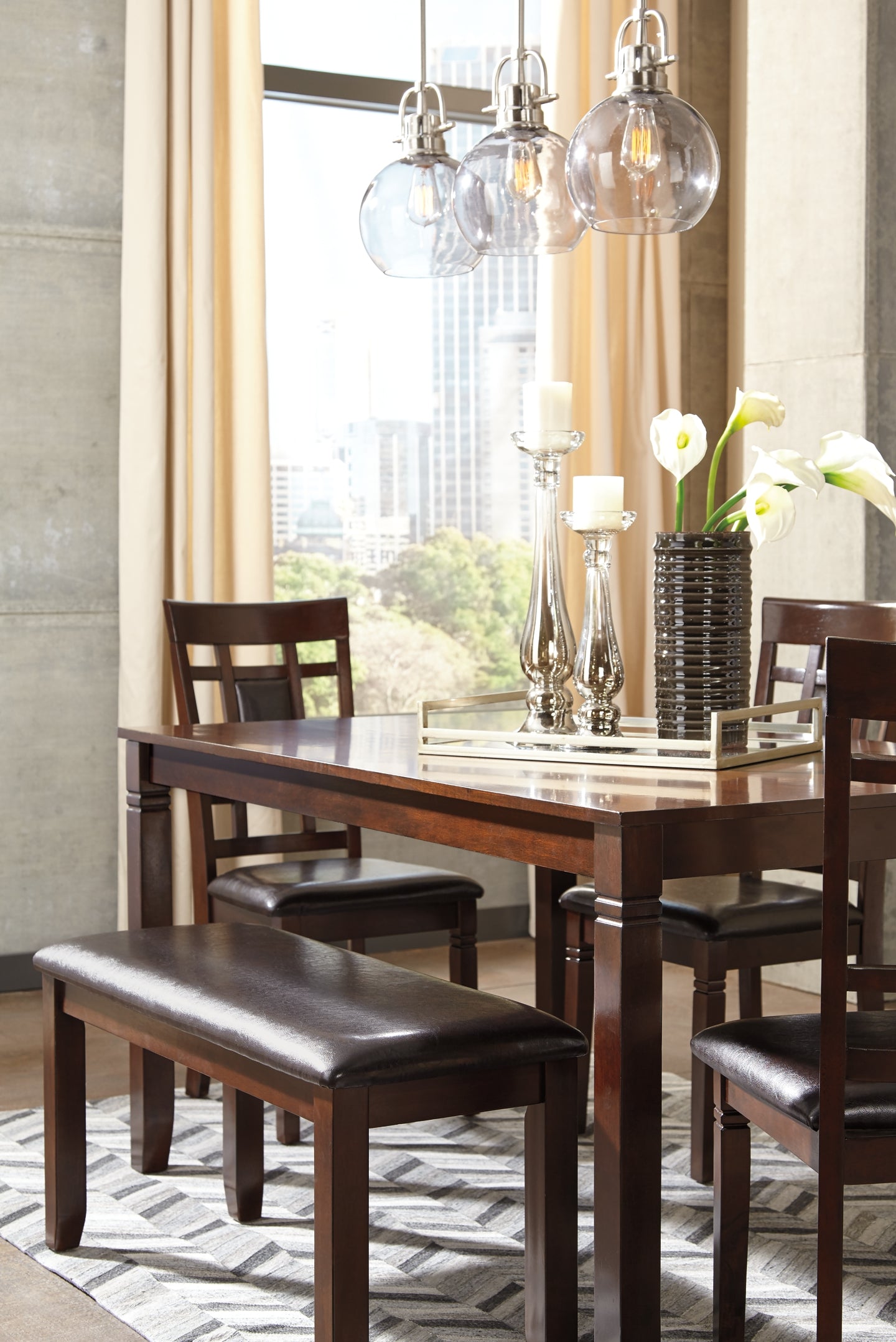Bennox Dining Room Table Set (6/CN) Cloud 9 Mattress & Furniture