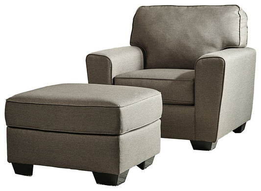 Calicho Chair and Ottoman Cloud 9 Mattress & Furniture