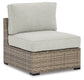 Calworth Outdoor 9-Piece Sectional with Ottoman Cloud 9 Mattress & Furniture