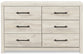 Cambeck King/California King Upholstered Panel Headboard with Dresser Cloud 9 Mattress & Furniture