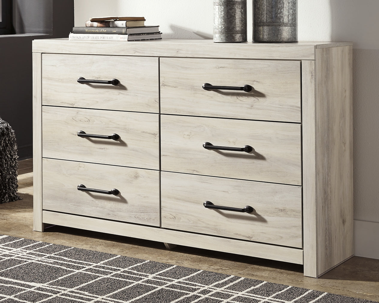 Cambeck Queen Panel Bed with Dresser Cloud 9 Mattress & Furniture
