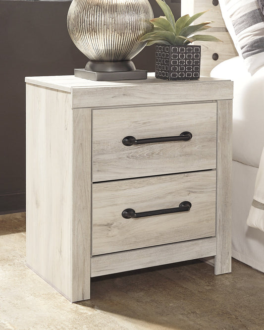 Cambeck Two Drawer Night Stand Cloud 9 Mattress & Furniture