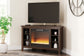 Camiburg Corner TV Stand with Electric Fireplace Cloud 9 Mattress & Furniture
