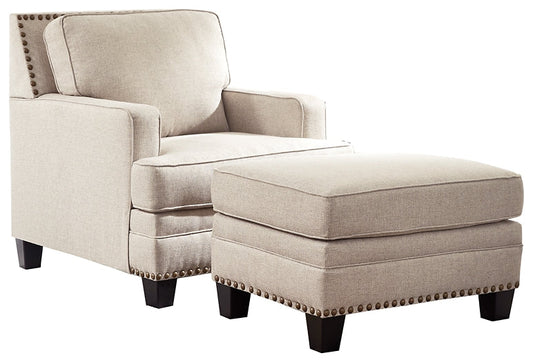 Claredon Chair and Ottoman Cloud 9 Mattress & Furniture