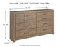 Culverbach King Panel Bed with Dresser Cloud 9 Mattress & Furniture
