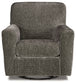 Herstow Swivel Glider Accent Chair at Cloud 9 Mattress & Furniture furniture, home furnishing, home decor