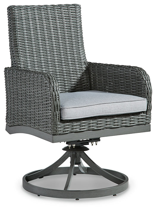 Elite Park Swivel Chair w/Cushion (2/CN) at Cloud 9 Mattress & Furniture furniture, home furnishing, home decor
