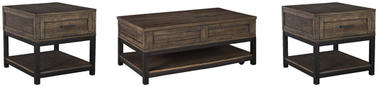 Johurst Coffee Table with 2 End Tables at Cloud 9 Mattress & Furniture furniture, home furnishing, home decor