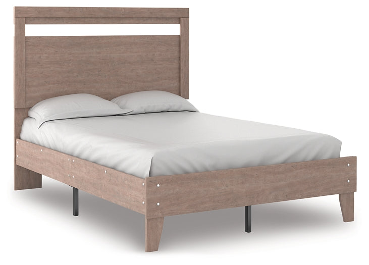 Flannia Full Panel Platform Bed with 2 Nightstands at Cloud 9 Mattress & Furniture furniture, home furnishing, home decor