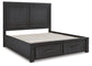 Foyland King Panel Storage Bed with Mirrored Dresser, Chest and 2 Nightstands at Cloud 9 Mattress & Furniture furniture, home furnishing, home decor