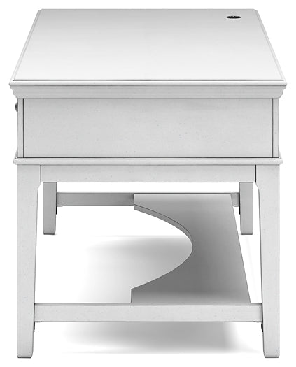 Kanwyn Home Office Storage Leg Desk at Cloud 9 Mattress & Furniture furniture, home furnishing, home decor