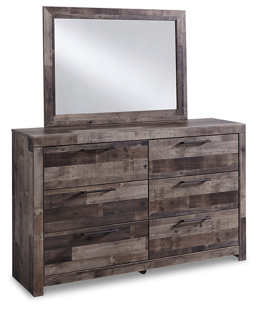 Derekson Queen/Full Panel Headboard with Mirrored Dresser at Cloud 9 Mattress & Furniture furniture, home furnishing, home decor