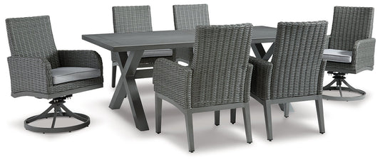 Elite Park Outdoor Dining Table and 6 Chairs at Cloud 9 Mattress & Furniture furniture, home furnishing, home decor