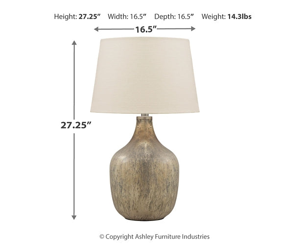 Mari Glass Table Lamp (1/CN) at Cloud 9 Mattress & Furniture furniture, home furnishing, home decor