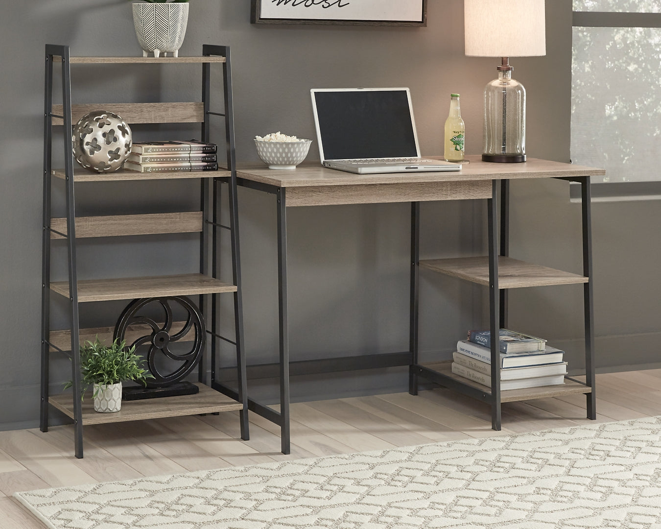 Soho Home Office Desk and Shelf at Cloud 9 Mattress & Furniture furniture, home furnishing, home decor