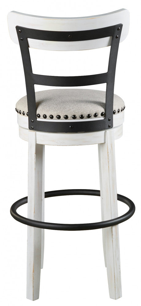 Valebeck UPH Swivel Barstool (1/CN) at Cloud 9 Mattress & Furniture furniture, home furnishing, home decor