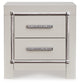 Zyniden Two Drawer Night Stand at Cloud 9 Mattress & Furniture furniture, home furnishing, home decor