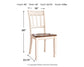 Whitesburg Dining Chair (Set of 2) at Cloud 9 Mattress & Furniture furniture, home furnishing, home decor