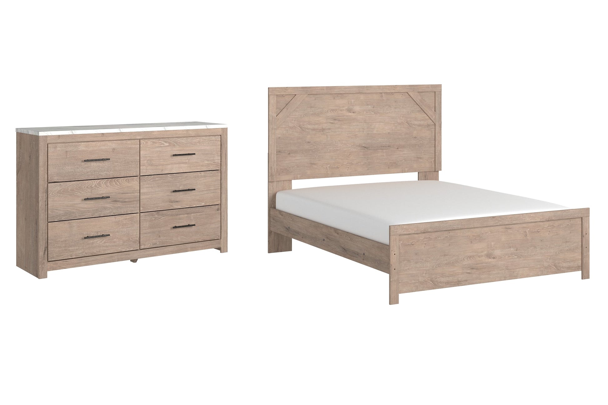 Senniberg Queen Panel Bed with Dresser at Cloud 9 Mattress & Furniture furniture, home furnishing, home decor