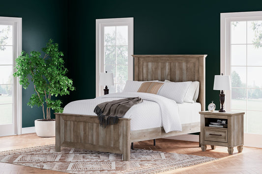Yarbeck Queen Panel Bed with Storage at Cloud 9 Mattress & Furniture furniture, home furnishing, home decor