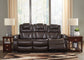 Warnerton PWR REC Sofa with ADJ Headrest at Cloud 9 Mattress & Furniture furniture, home furnishing, home decor
