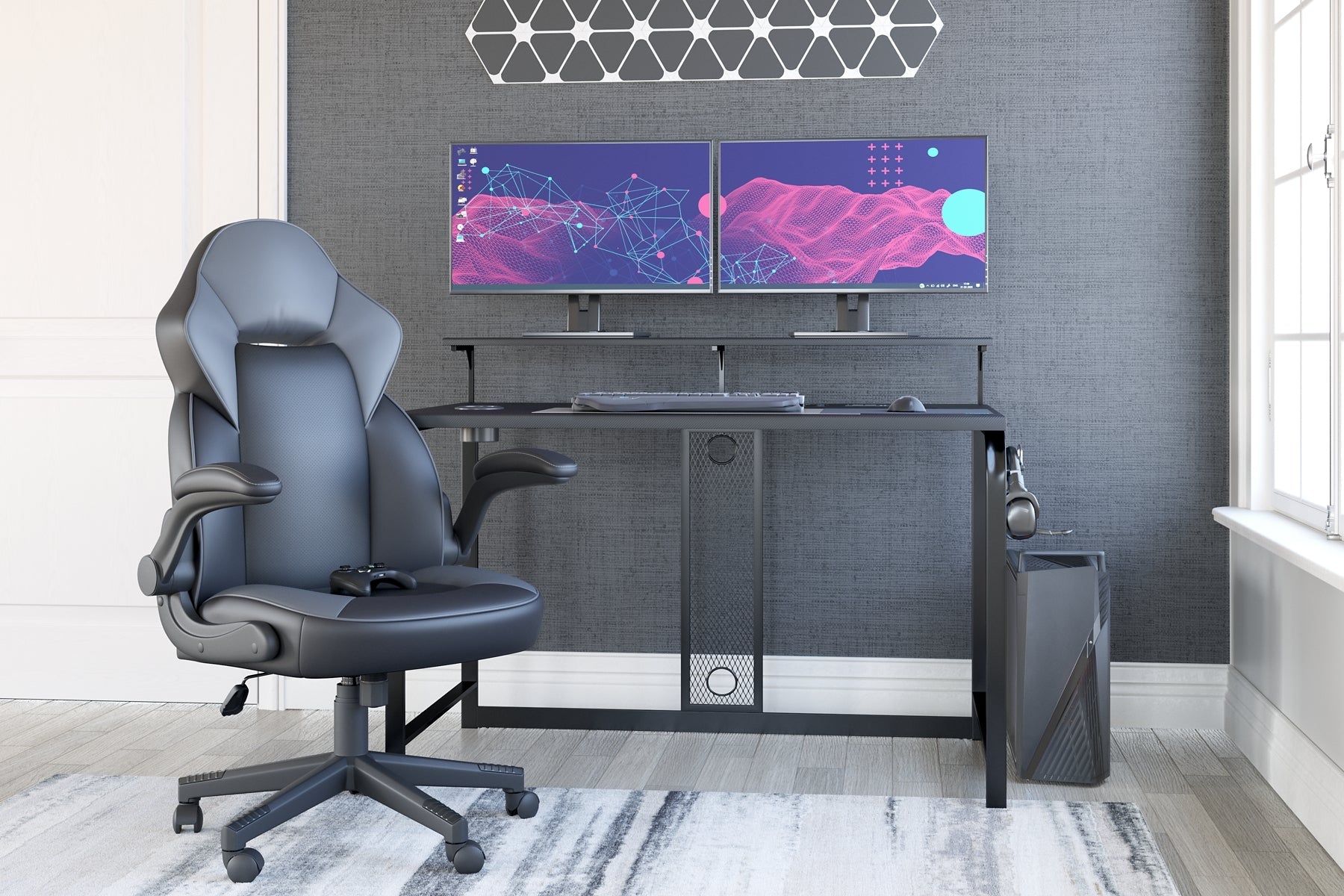 Lynxtyn Home Office Desk at Cloud 9 Mattress & Furniture furniture, home furnishing, home decor
