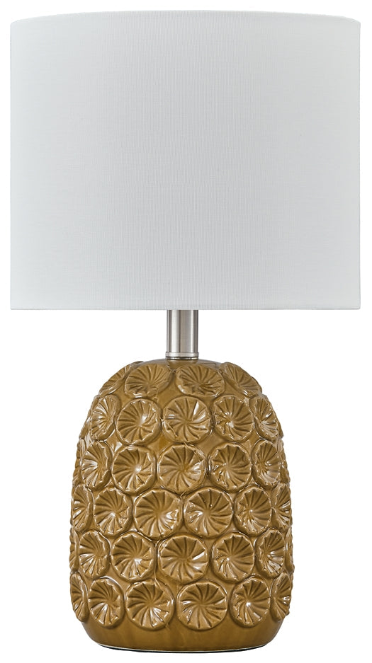 Moorbank Ceramic Table Lamp (1/CN) at Cloud 9 Mattress & Furniture furniture, home furnishing, home decor